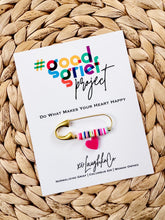 Load image into Gallery viewer, Do What Makes Your Heart Happy | #goodgriefproject Accessory Pin