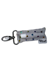 Load image into Gallery viewer, Rainbow Hearts on Grey LippyClip®