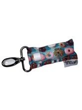Load image into Gallery viewer, Donuts on Blue LippyClip® Lip Balm Holder