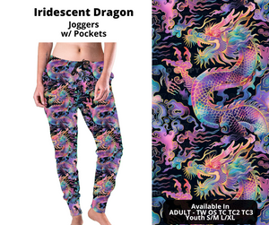 Preorder! Closes 10/31. ETA Jan. Iridescent Dragon Joggers