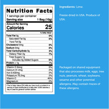 Load image into Gallery viewer, Freeze Dried Lime Slices