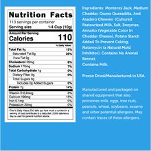 Load image into Gallery viewer, Freeze Dried Snack - Real Cheese (Mexican Blend)
