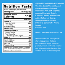 Load image into Gallery viewer, Freeze Dried Snack - Real Cheese (Mexican Blend)