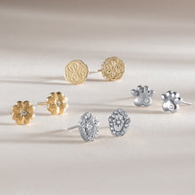 Load image into Gallery viewer, Paw Print Mini Stud Earrings