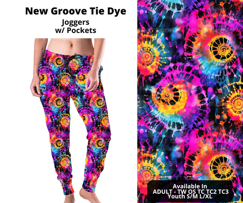 Preorder! Closes 10/31. ETA Jan. New Groove Tie Dye Joggers