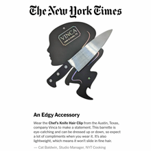 Load image into Gallery viewer, Chef's Knife Hair Clip