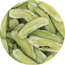 Load image into Gallery viewer, Freeze Dried New Pickle Slices from The Pickle Guys (Minimal Salt)