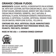 Load image into Gallery viewer, Orange Cream Fudge