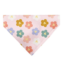 Load image into Gallery viewer, Pet Bandana - Mickey Mouse Ears Flower Icon Scattered Pink