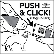 Load image into Gallery viewer, Dog Bone Seatbelt Buckle Collar - Cali License Plates Stacked