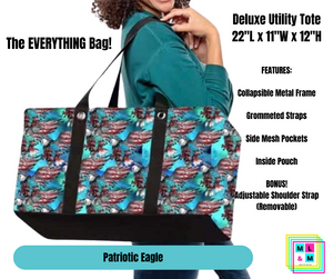 Patriotic Eagle Collapsible Tote by ML&M