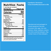 Load image into Gallery viewer, Freeze Dried Persimmon Slices