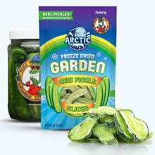 Load image into Gallery viewer, Freeze Dried New Pickle Slices from The Pickle Guys (Minimal Salt)