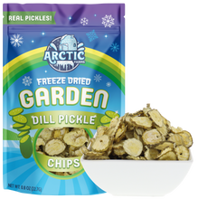 Load image into Gallery viewer, Freeze Dried Dill Pickle Chips (Less Salty)