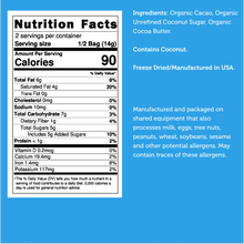 Load image into Gallery viewer, Freeze Dried Premium Organic Dark Chocolate