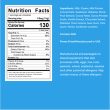 Load image into Gallery viewer, Freeze‑Dried Protein Ice Cream (Zero Added Sugar) — Vanilla Chocolate Mix