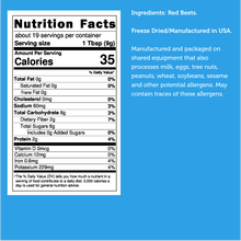 Load image into Gallery viewer, Freeze Dried Red Beets Powder