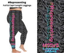 Load image into Gallery viewer, #Representing Full or Capri Length Leggings &amp; Swag Bonus