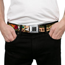 Load image into Gallery viewer, BD Wings Logo CLOSE-UP Full Color Black Silver Seatbelt Belt - Death Before Dishonor Olive Webbing