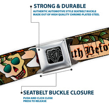 Load image into Gallery viewer, BD Wings Logo CLOSE-UP Full Color Black Silver Seatbelt Belt - Death Before Dishonor Olive Webbing