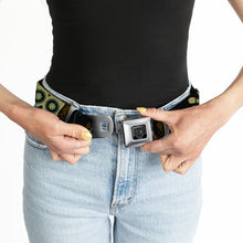 Load image into Gallery viewer, BD Wings Logo CLOSE-UP Full Color Black Silver Seatbelt Belt - Sugar Skulls Black/Olive/Burgundy Webbing