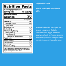 Load image into Gallery viewer, Freeze Dried Sliced Okra