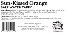 Load image into Gallery viewer, Sun-Kissed Orange Salt Water Taffy | Florida Citrus Collection