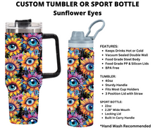 Load image into Gallery viewer, Sunflower Eyes Custom Sport Bottle