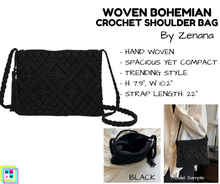 Load image into Gallery viewer, Woven Bohemian Crochet Shoulder Bag - Multiple Colors