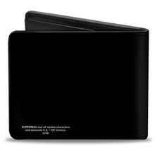 Load image into Gallery viewer, Bi-Fold Wallet - Superman Forever Clark Kent-Superman Transition Shield Black Red