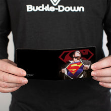 Load image into Gallery viewer, Bi-Fold Wallet - Superman Forever Clark Kent-Superman Transition Shield Black Red