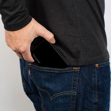 Load image into Gallery viewer, Bi-Fold Wallet - Superman Forever Clark Kent-Superman Transition Shield Black Red