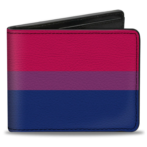 Bi-Fold Wallet - Flag Bisexual Pink Purple Blue