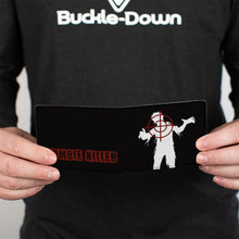 Load image into Gallery viewer, Bi-Fold Wallet - ZOMBIE KILLER Zombie Target Black White Red