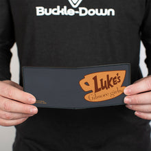 Load image into Gallery viewer, Bi-Fold Wallet - GILMORE GIRLS LUKE'S Coffee Cup Icon Gray/Browns