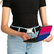 Load image into Gallery viewer, Hinged Wallet - Flag Bisexual Pink Purple Blue