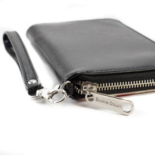 Load image into Gallery viewer, PU Zip Around Wallet Rectangle - GILMORE GIRLS LUKE'S Coffee Cup Icon Gray/Browns