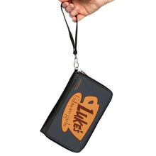 Load image into Gallery viewer, PU Zip Around Wallet Rectangle - GILMORE GIRLS LUKE'S Coffee Cup Icon Gray/Browns