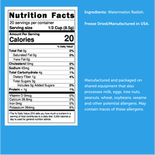 Load image into Gallery viewer, Freeze Dried Watermelon Radish Chips