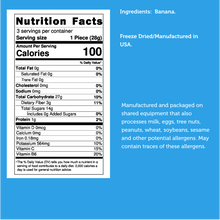 Load image into Gallery viewer, Freeze Dried Organic Whole Bananas