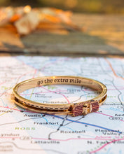 Load image into Gallery viewer, Road Trip 'Go The Extra Mile' Car Fidget Bangle