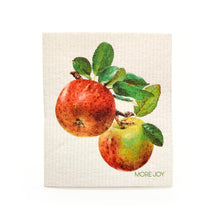 Load image into Gallery viewer, Apples Swedish Dishcloth |  Red &amp; green