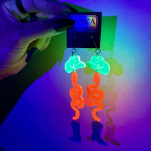 Load image into Gallery viewer, Neon Cowboy Earrings