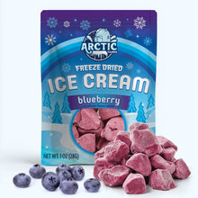 Load image into Gallery viewer, Freeze Dried Ice Cream That Does Not Melt (Bits) Blueberry