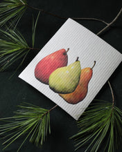 Load image into Gallery viewer, Hostess set of 3 | Pears, Tangerine, and Pinecone (Botanical artist Cara Cummings)