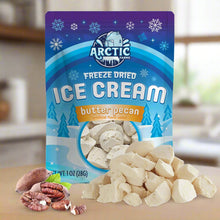 Load image into Gallery viewer, Freeze Dried Ice Cream That Does Not Melt (Bits) Butter Pecan