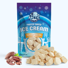 Load image into Gallery viewer, Freeze Dried Ice Cream That Does Not Melt (Bits) Butter Pecan