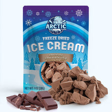 Load image into Gallery viewer, Freeze Dried Ice Cream That Does Not Melt (Bits) Chocolate Chocolate Chip