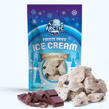 Load image into Gallery viewer, Freeze Dried Ice Cream That Does Not Melt (Bits) Chocolate Chip