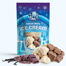 Load image into Gallery viewer, Freeze Dried Ice Cream That Does Not Melt (Bits) Chocolate Vanilla